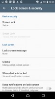Lockscreen settings - Sony Xperia XA review